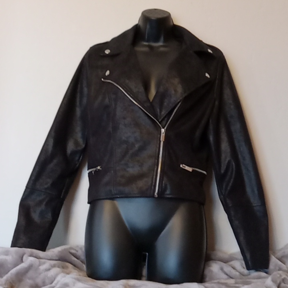 Charlotte Russe Faux Suede Women's Moto Jacket
